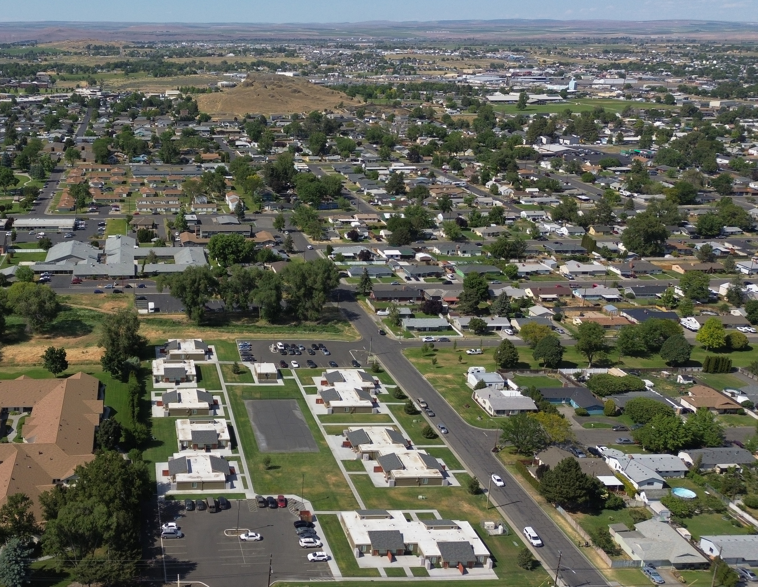 Aerial view of Sunshine Court